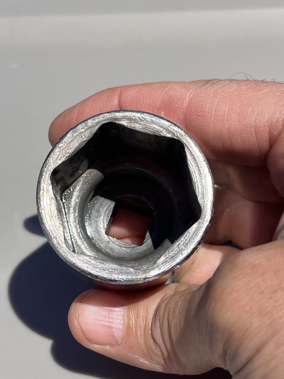 Snap On#TW461 – 1-7/16”, SAE, 1/2″ Dr., Chrome, Shallow, 6 Pt., Socket-USA-NICE-
