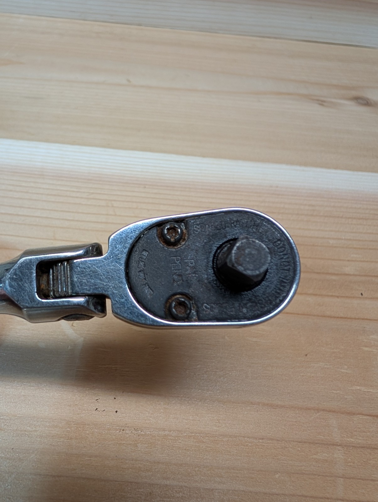 SNAP-ON 1/4″ TX72 Inch Ratchet Locking Flex Head USA MADE Vintage