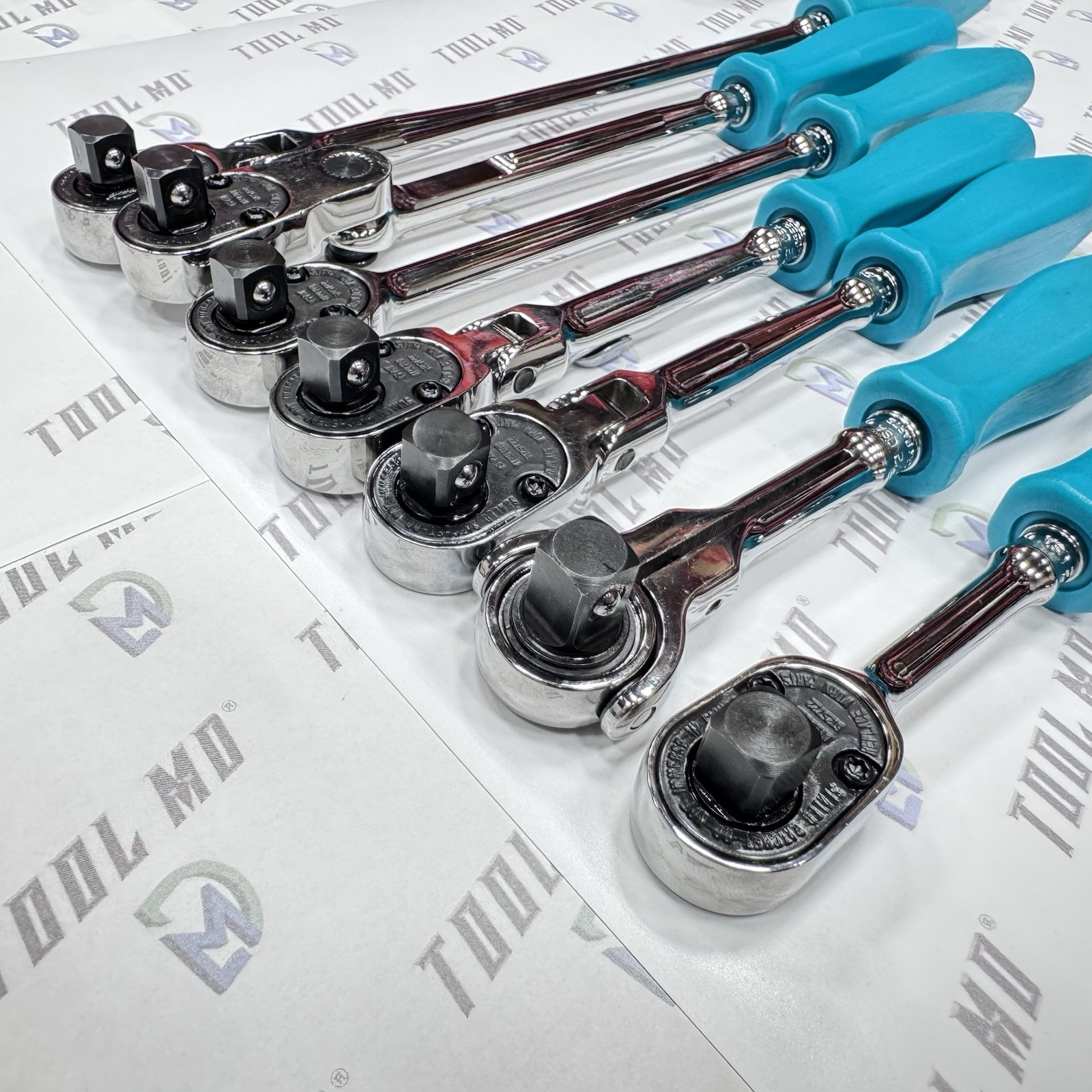 Snap-on Tools RARE TEAL 43pc «HOLY GRAIL» 1/2″ 3/8″ 1/4″ Drive Ratchet Set