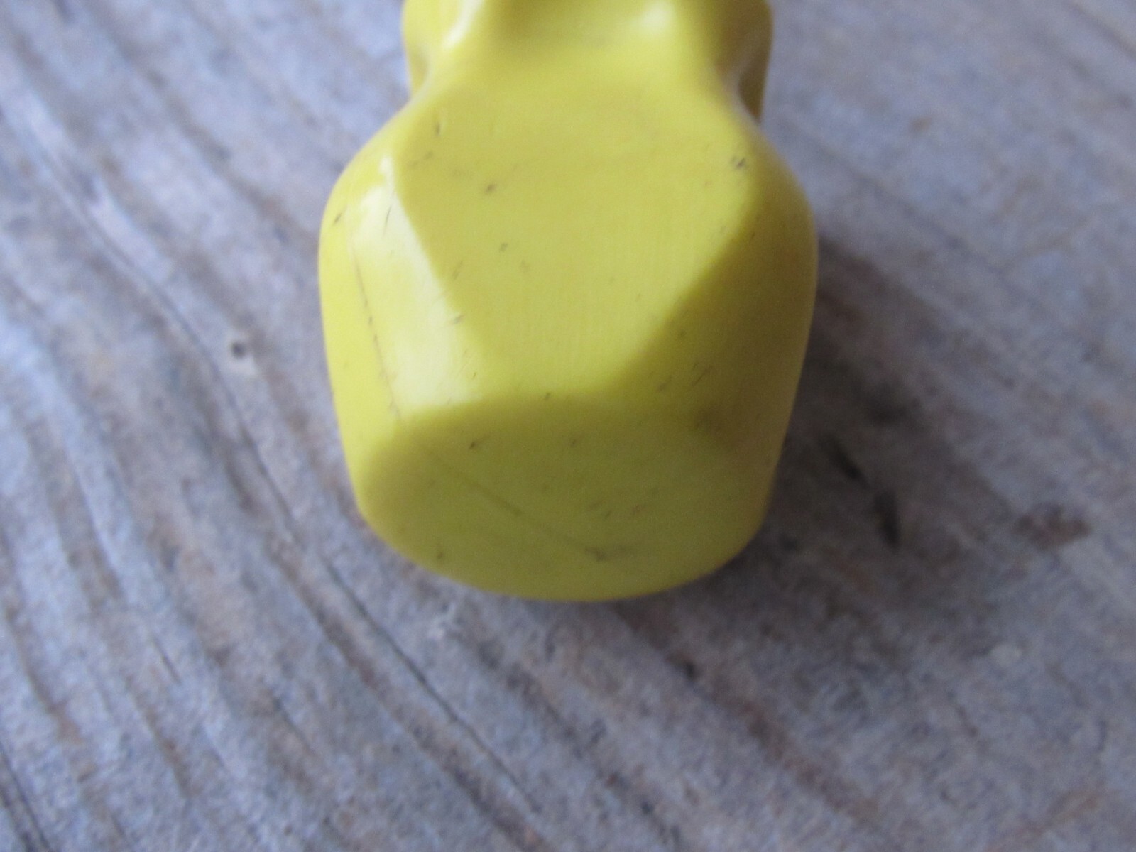 SNAP ON SDD1 STUBBY YELLOW HARD HANDLE SLOTTED STRAIGHT FLAT TIP SCREWDRIVER