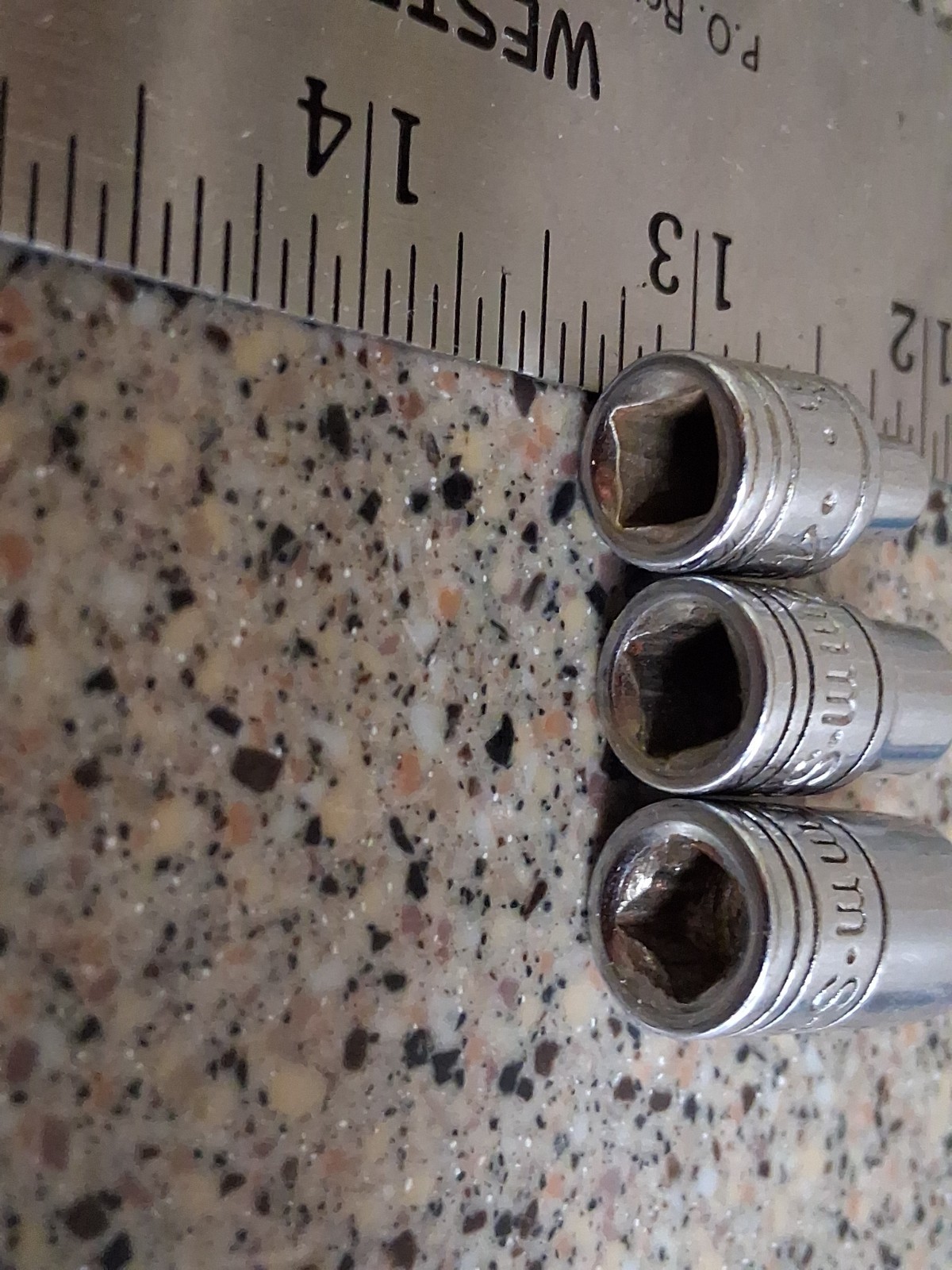S K Wayne 1/4″ Dr Socket Set SAE, Metric In S K Box Ratchet, Extensions, Spinner
