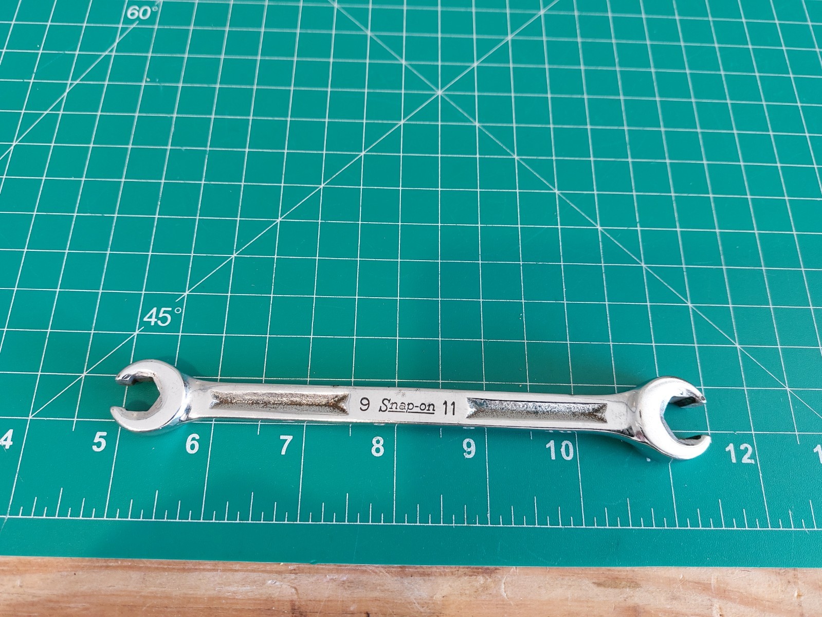 Snap-on Tools RXM911S 9mm X 11mm 6-Point Flare Nut Line Wrench USA
