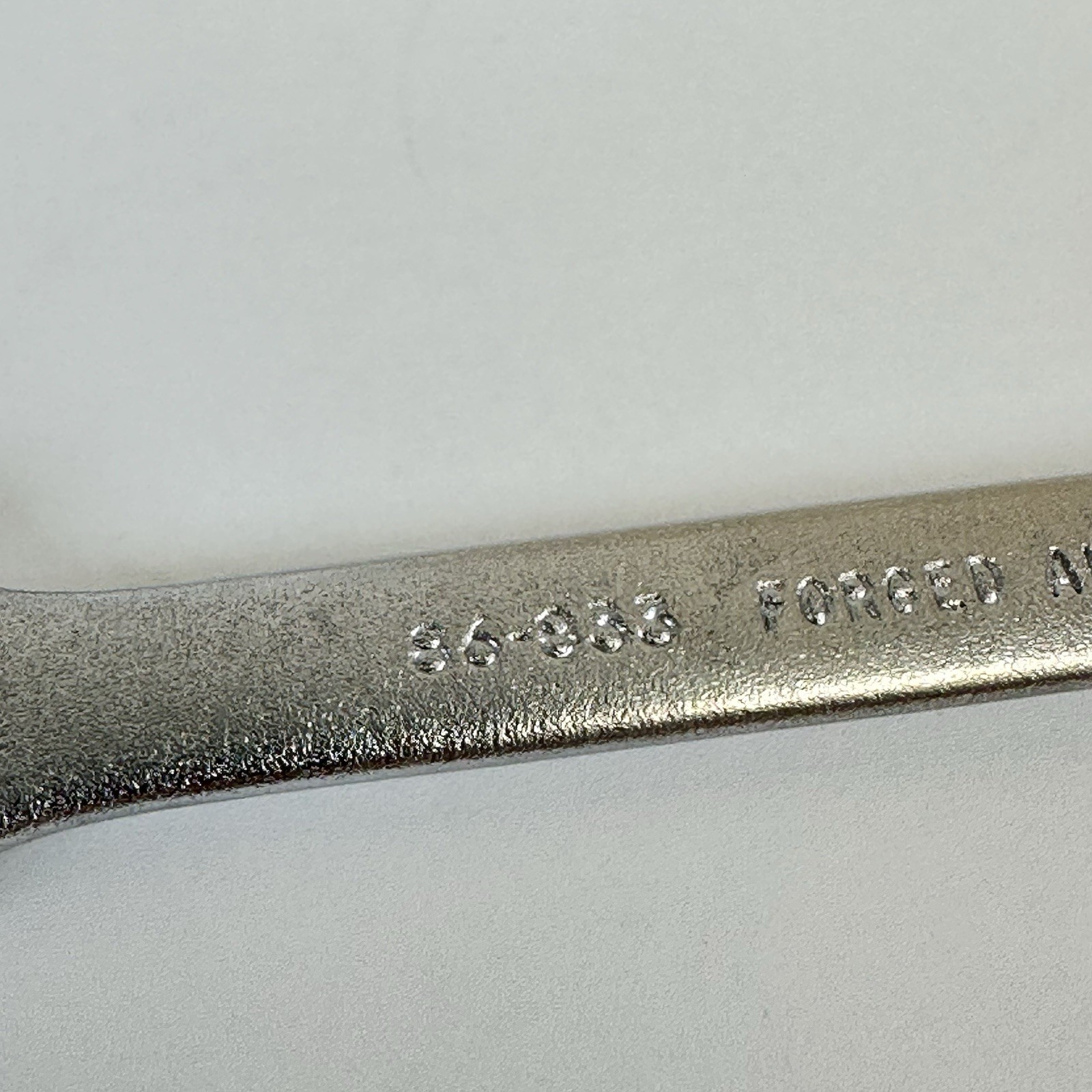 Vintage Stanley 86-833, 3/8″ Combination Wrench Forged Alloy Made in USA