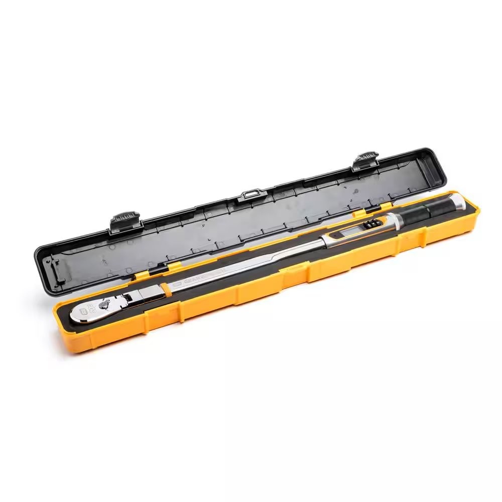 1/2 in. Drive 120XP 50-250 ft./lbs. Flex-Head Electronic Torque Wrench with Angl