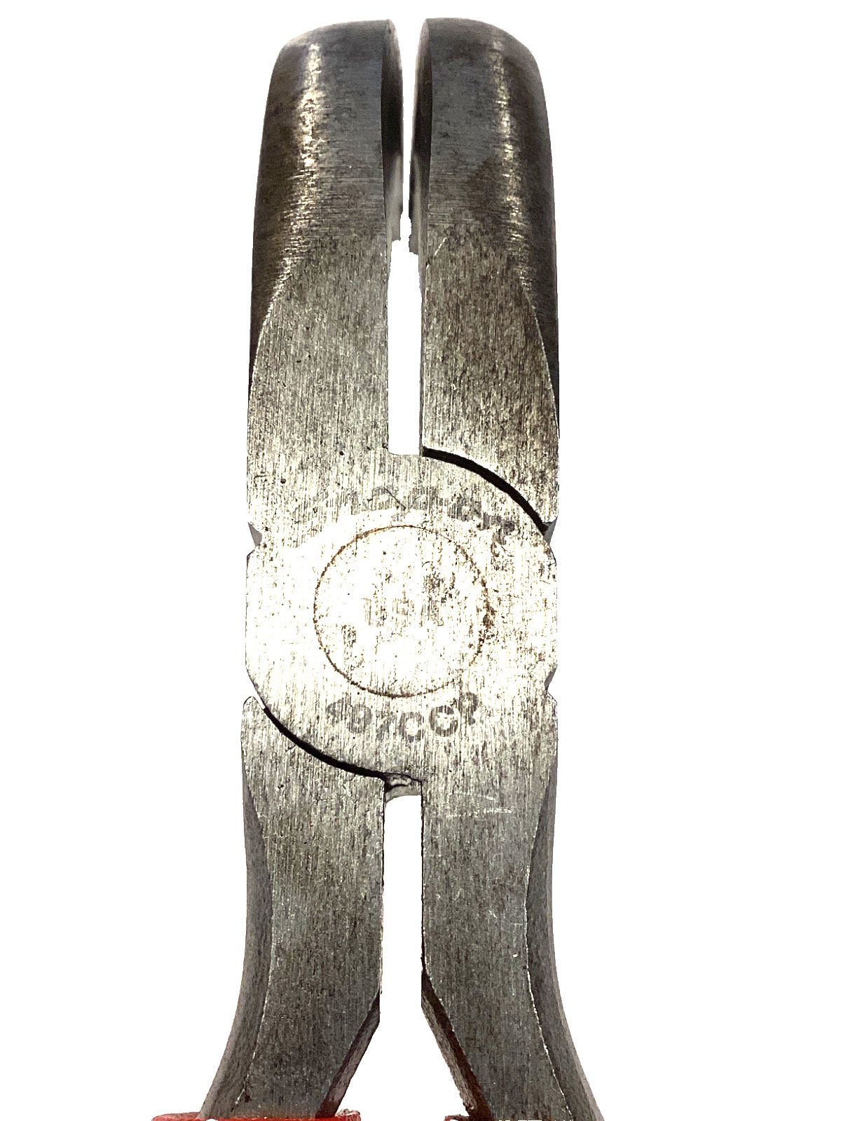 Snap on Tools 7” Long Nose 90° Bent Needle Nose Pliers RED Soft Grip 497CCP NICE