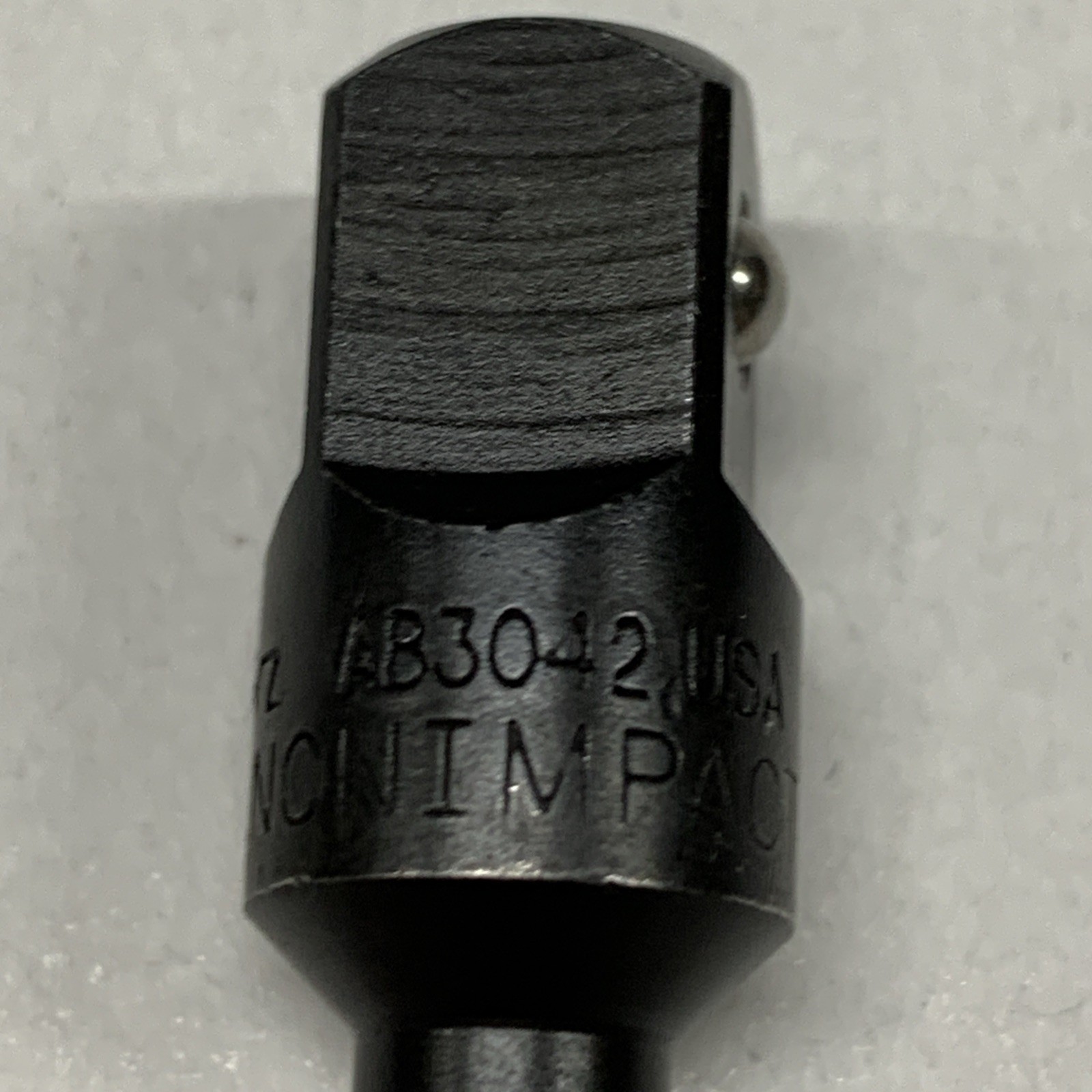 Snap On Tools USA AB3042 3/8″ Drive 2″ Long 1/4″ Hex-to-3/8″ Square Adaptor NEW