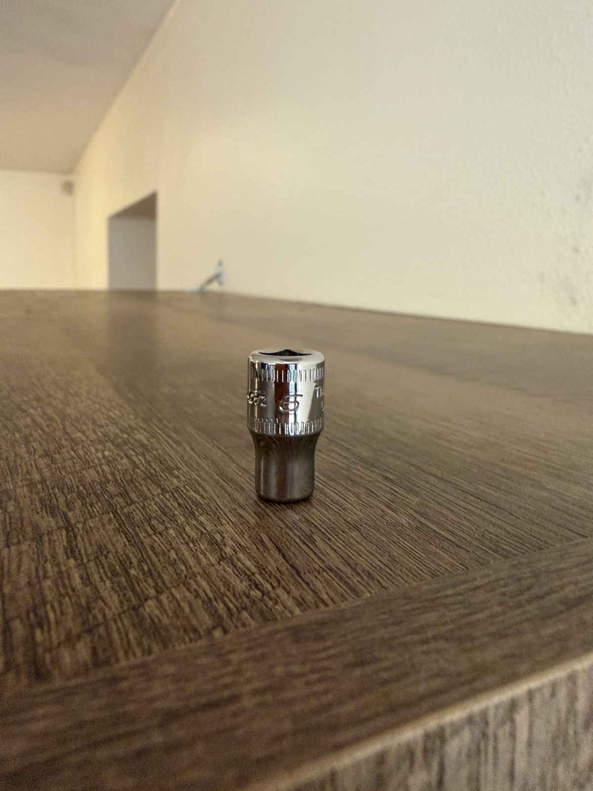 Snap On 1/4″ Drive 6MM 12PT Metric Shallow Chrome Socket TMMD6