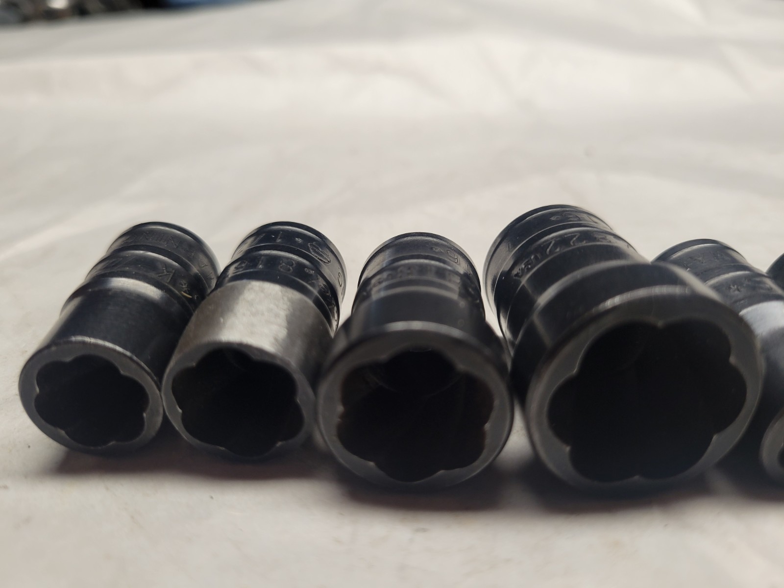 SK Tools 11 Pc 3/8” Drive Metric/SAE Turbo Socket Set For Damaged Nuts/Bolts 803