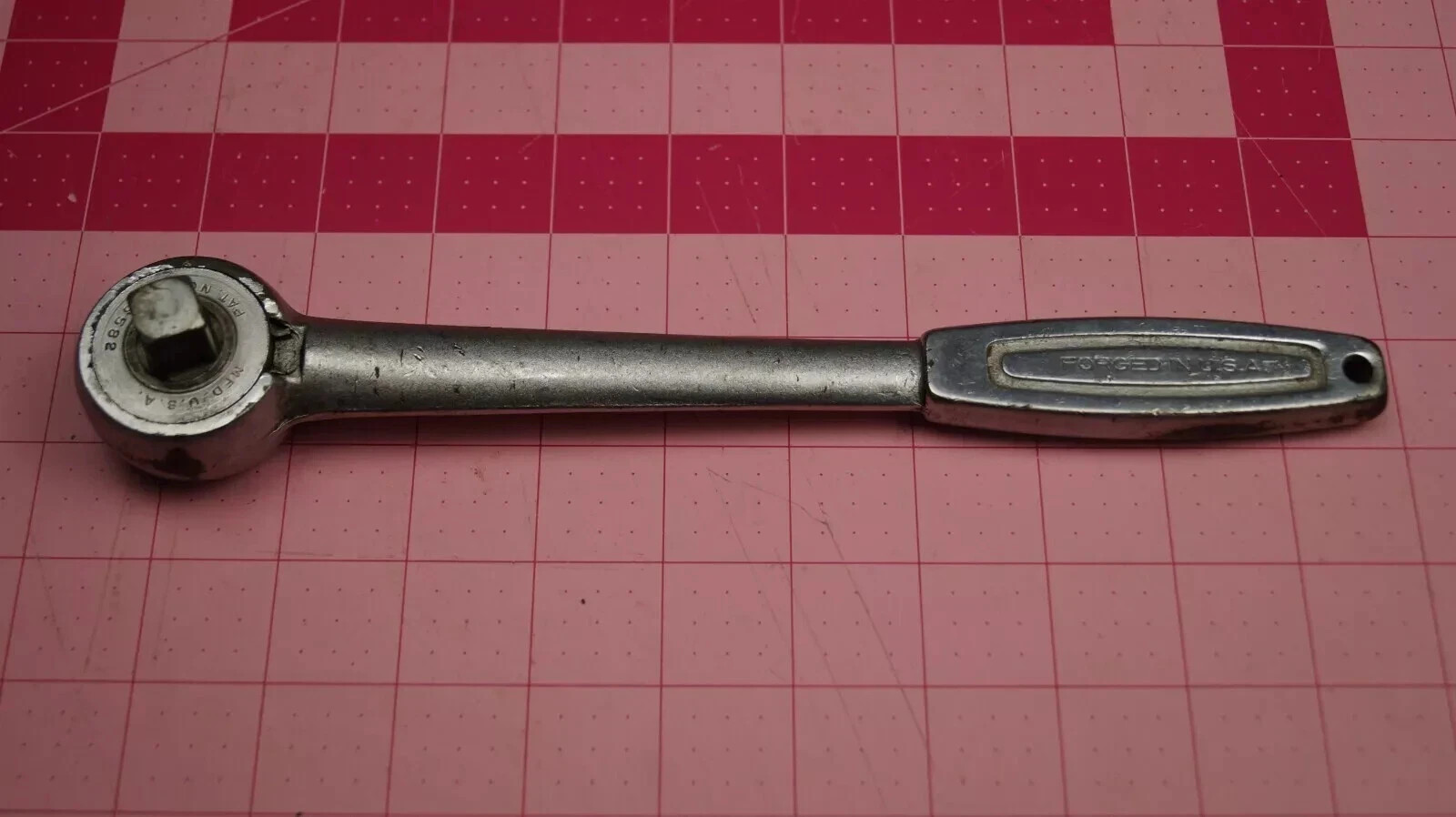Vintage Wizard Forged in USA 1/2″ Drive Ratchet Model H2833 10-1/4 long