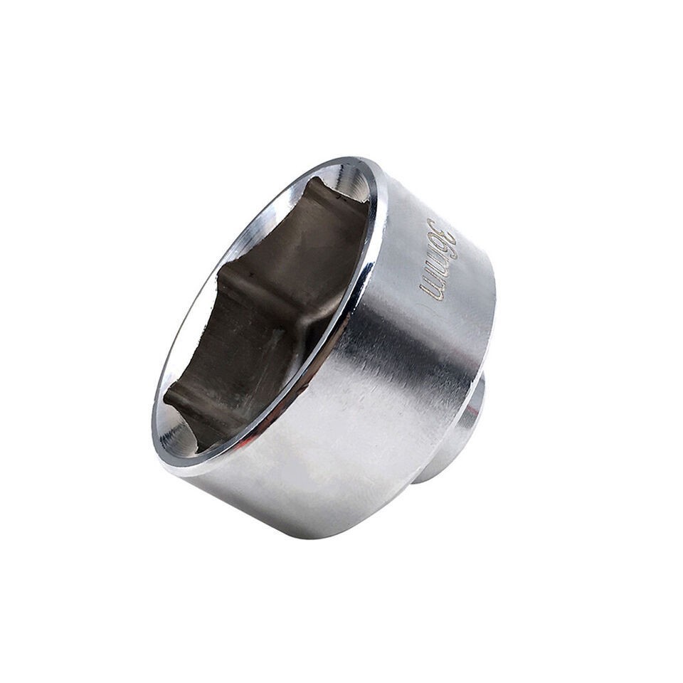 36mm Oil Filter Socket Tool 3/8 Drive Cap Remover Low Profile Socket Wrench C2C6