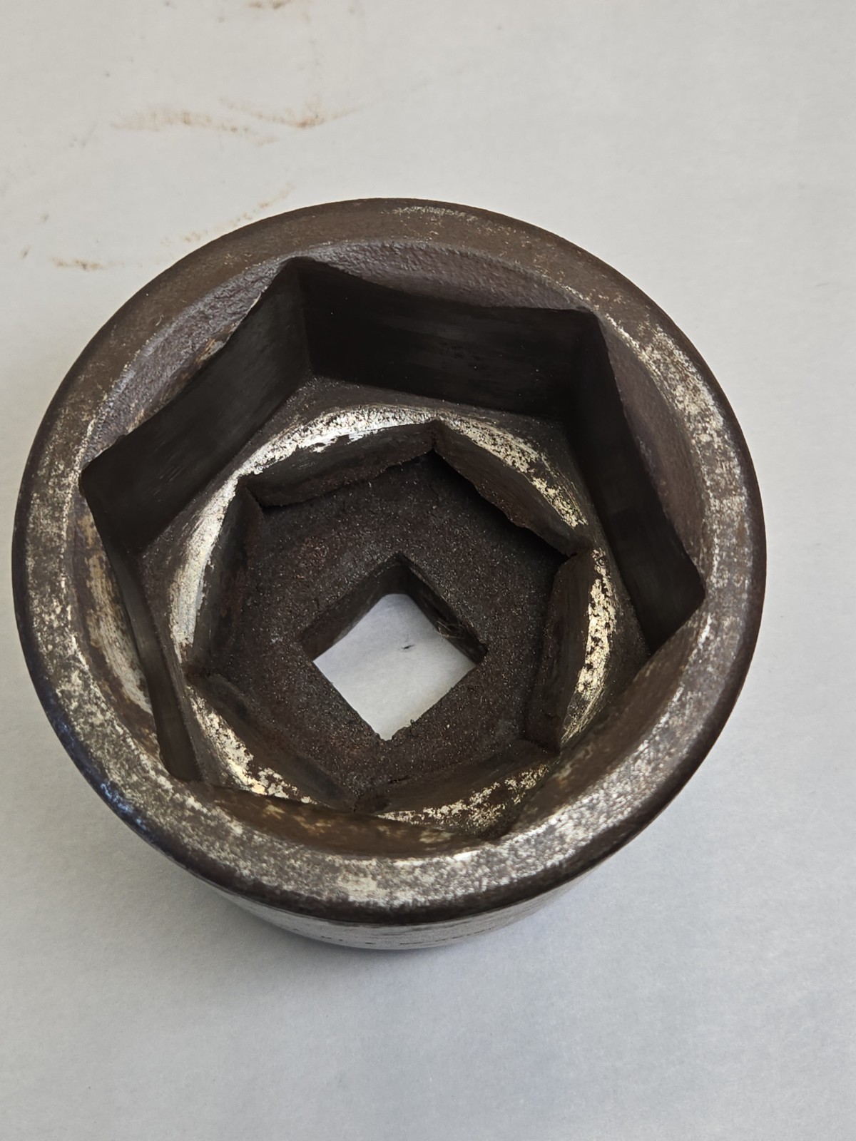 Vintage Snap-on IM963 3″ 1″ Drive 6 Point Shallow Impact Socket USA Heavy Duty