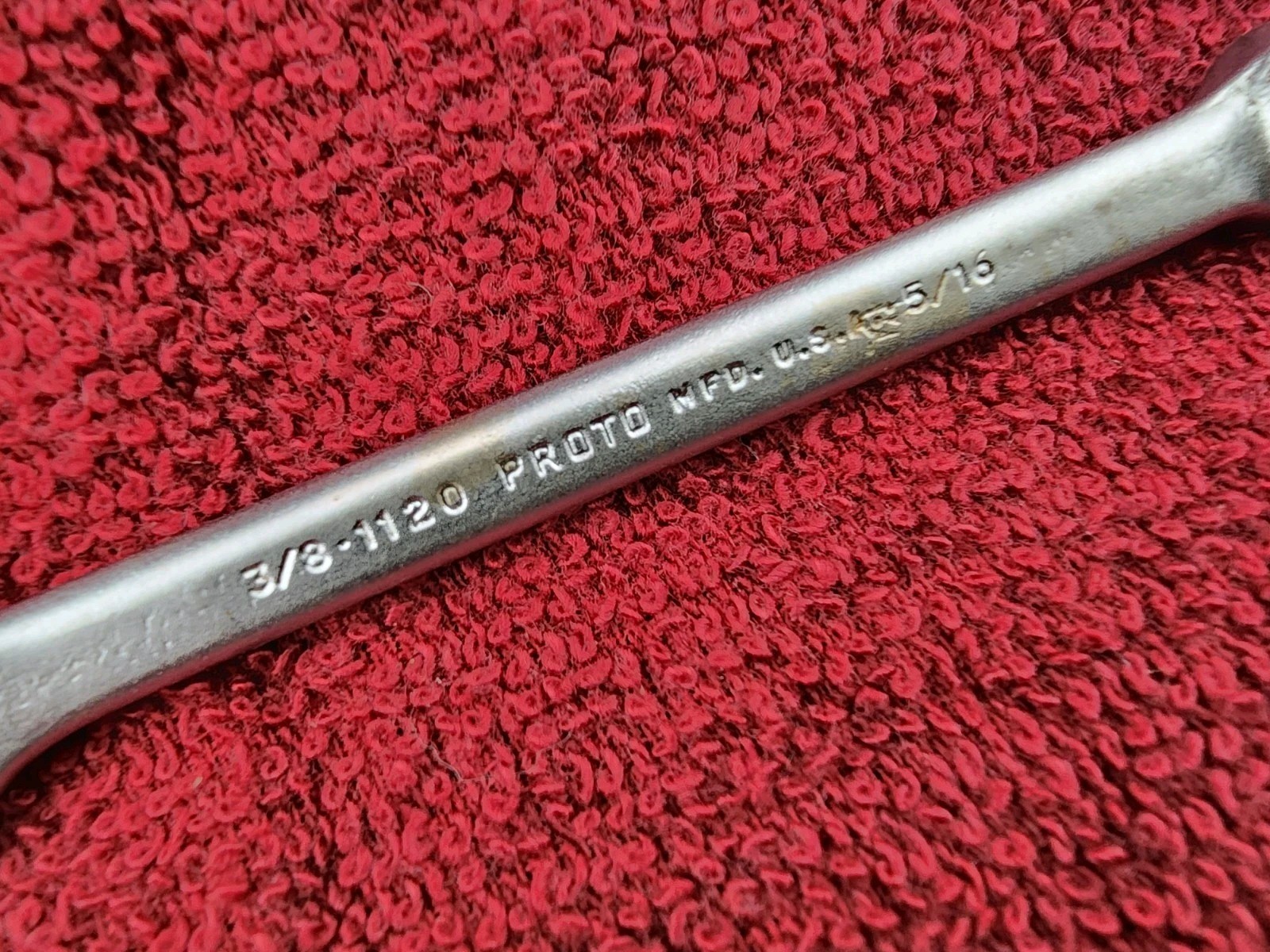 PROTO 1120 Stubby Box End Wrench 3/8” x 5/16” 12 Pt., 4-11/16″ Long