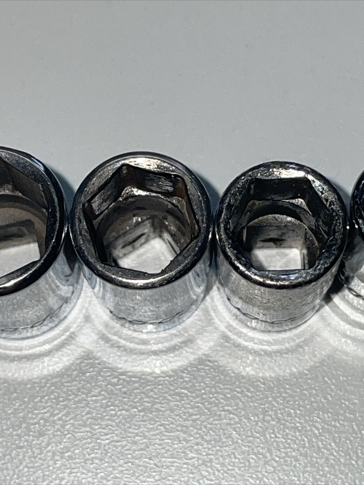Snap-on 7 Piece 1/4″ Drive Shallow 6 Point Socket Set TM6, TM7, TM10 11 12 14 16