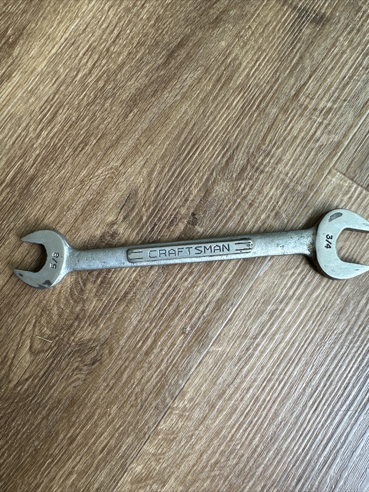 Craftsman 5/8″ X 3/4″ Open End Wrench Vintage V-Series Made in USA 8 Inches
