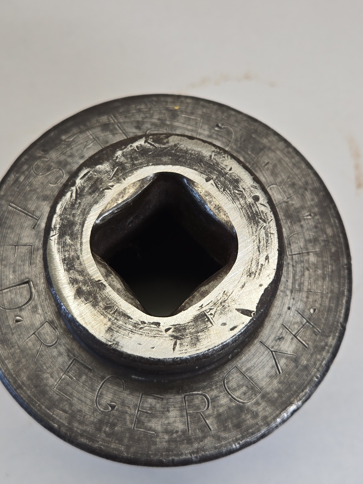 Vintage Snap-on IM963 3″ 1″ Drive 6 Point Shallow Impact Socket USA Heavy Duty