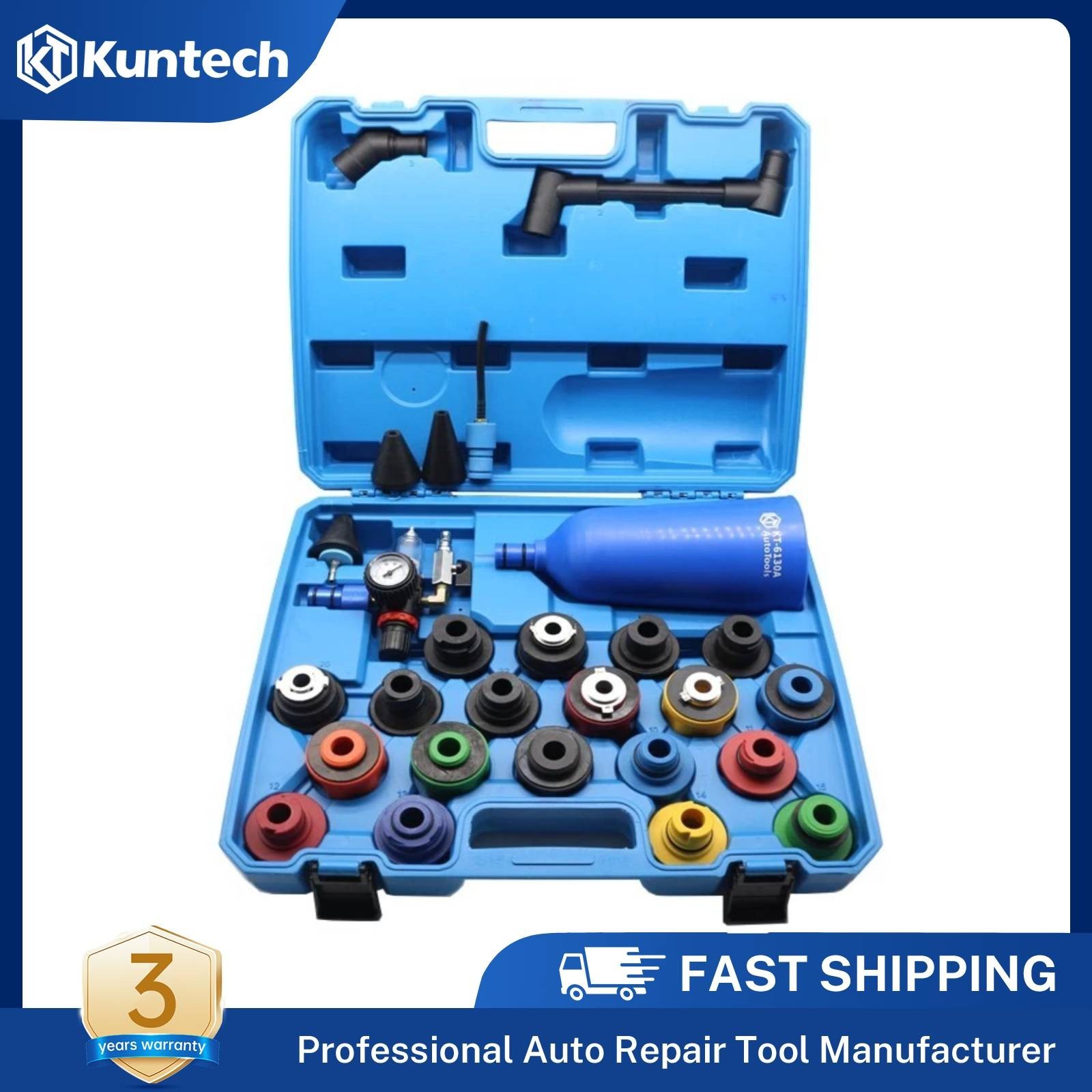 26PCS Oil Funnel Adaptor Set,Car Truck Engine Oil Filler Filling Tool No-Spill