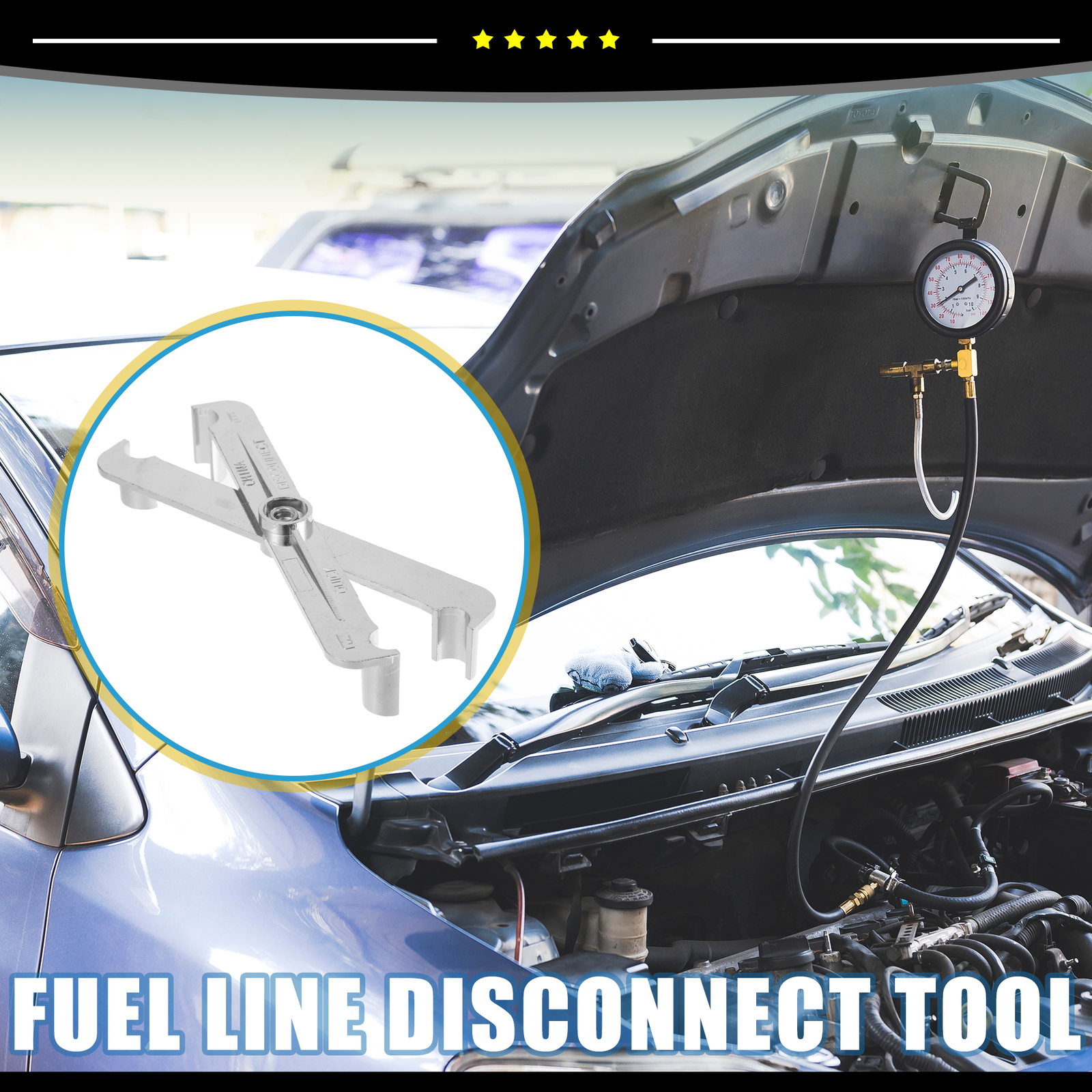 Fuel Line Disconnect Tool 3/8-Inch & 5/16-Inch Quick Disconnect Tool Kit for GM