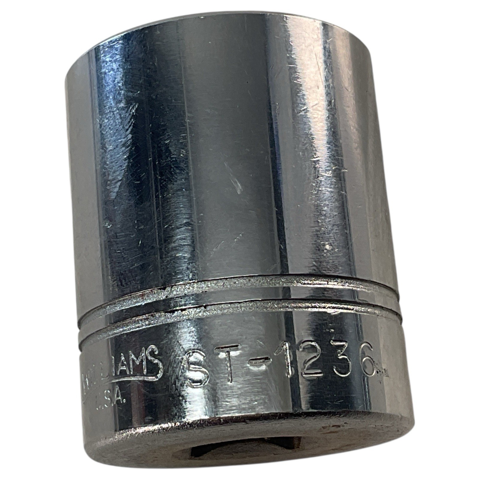 Williams Shallow Socket 1-1/8″ ST1236 1/2″ Drive 12 Pt Chrome As Pictured Mech