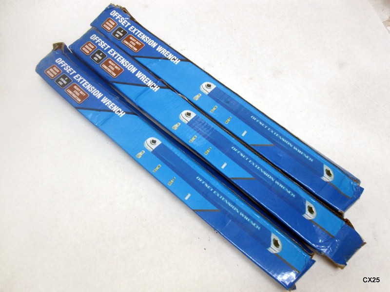 3 Pack of 15″ Offset Extension Wrench Set Ratchet Spanner Wrench