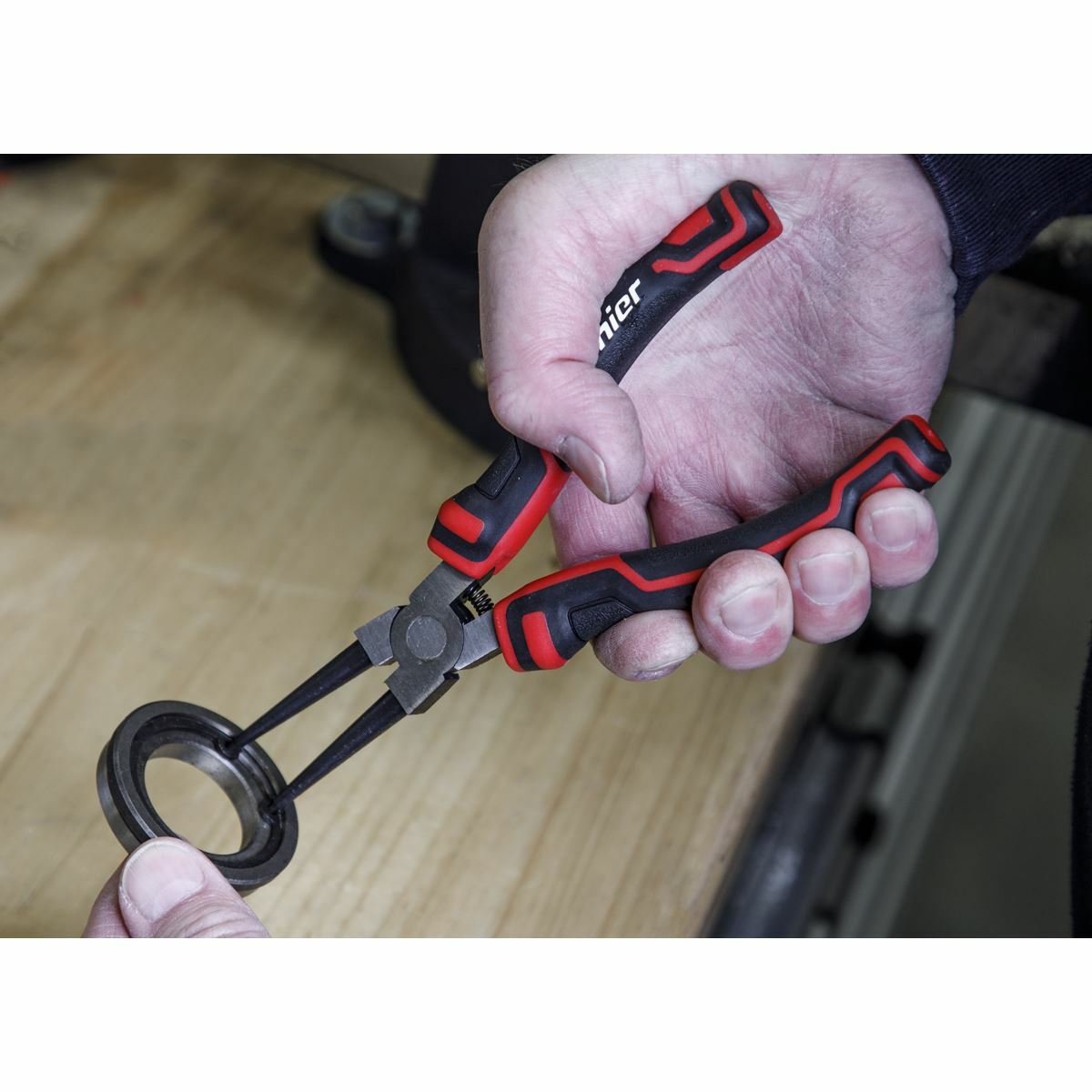 Sealey Circlip Pliers Set 180mm 4pc Internal External Snap Ring Plier Premier