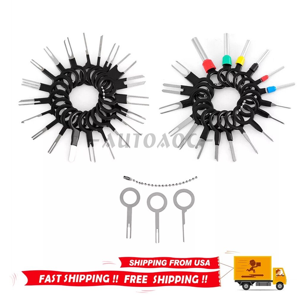 41x Wire Terminal Removal Tool Car Electrical Wiring Crimp Connector Pin Key