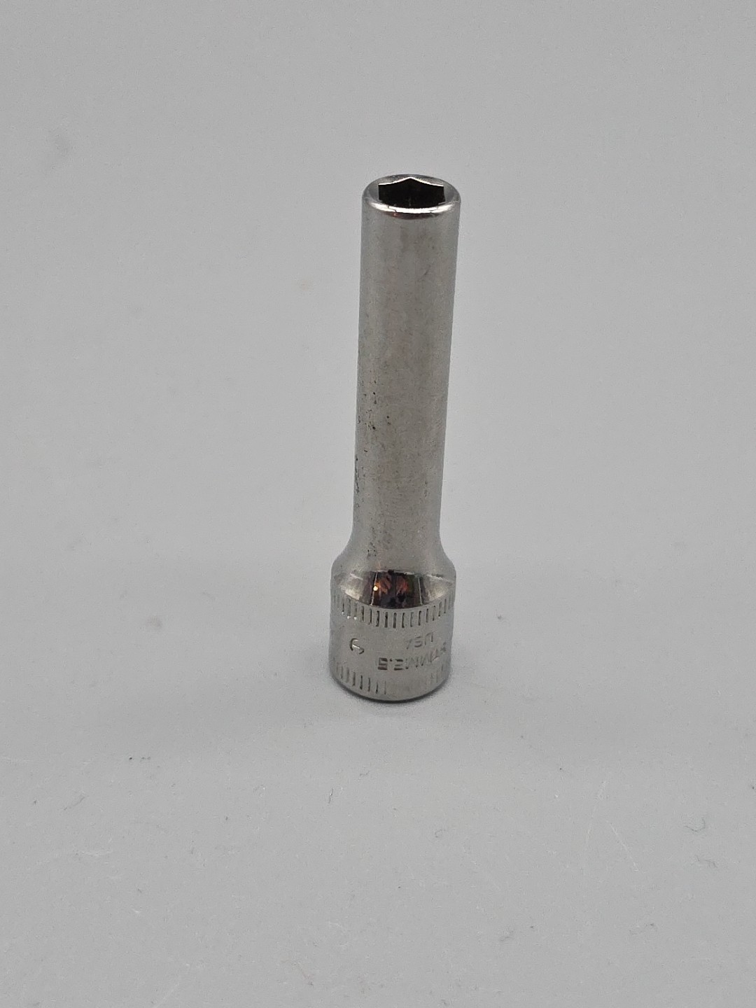 Snap-on Tools STMM5.5 1/4″ Drive 5.5mm 6 Pt Metric Deep Socket Chrome USA