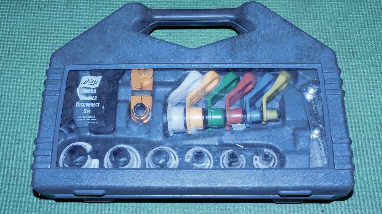 Lisle #39900 19pc A/C and Fuel Line Master Disconnect Tool Set, Premium Used.