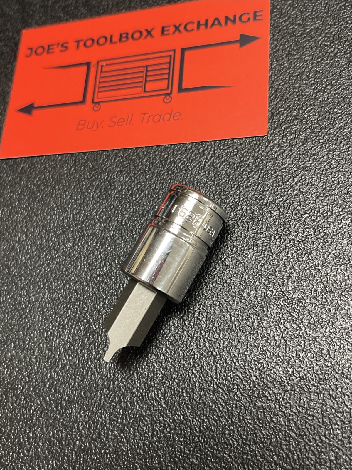Snap On Tools F62E USA NEW 3/8″ Drive 3/8″ Flat Tip Short Bit Socket Driver