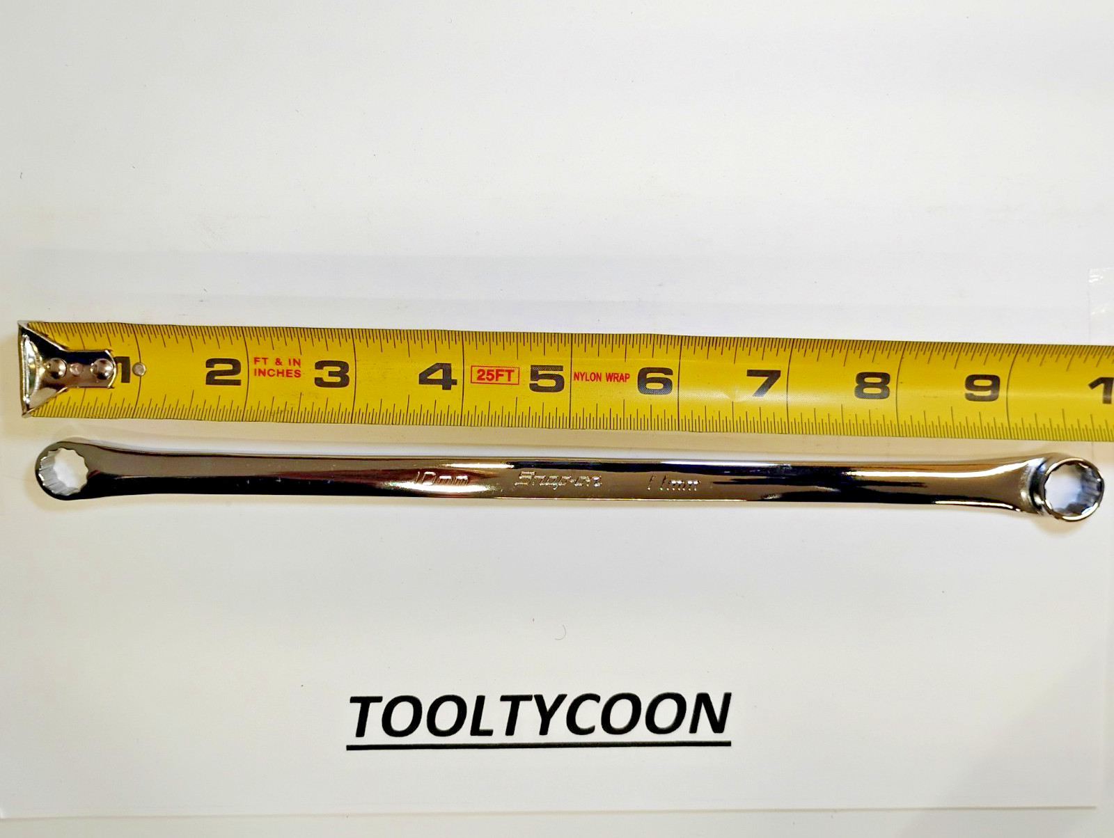 Snap-on Tools USA NEW 10mm 11mm High-Performance 0° Offset Box Wrench XDHFM1011