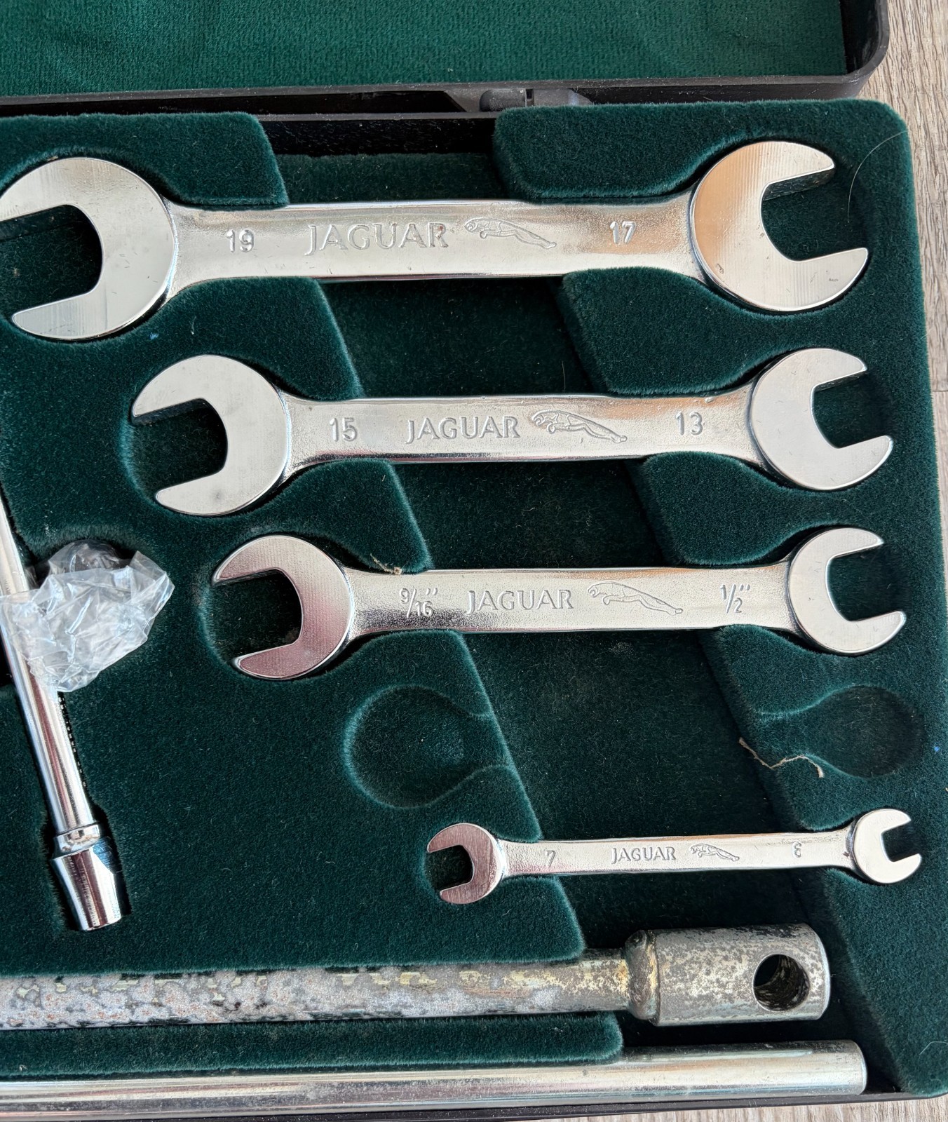 Jaguar Classic Car Tool Kit In Original Case Incomplete