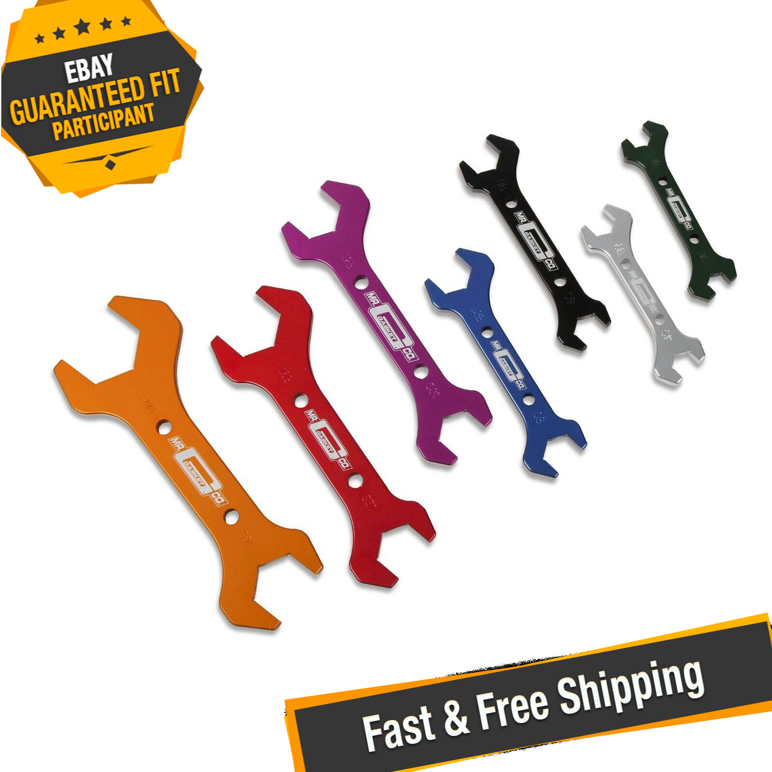 Mr. Gasket 33200G 7-Piece An Wrench Set