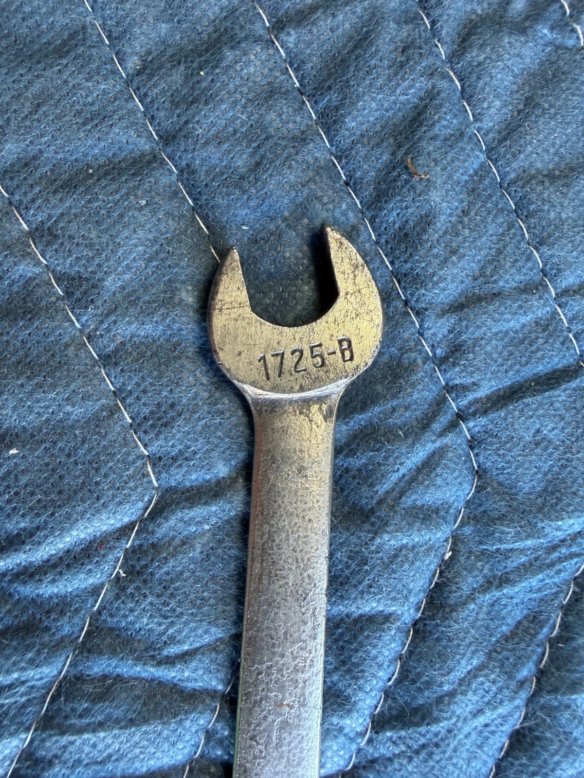 Vintage 1725-B Double Open-End Wrench (1/2″ x 9/16″) – Made in USA
