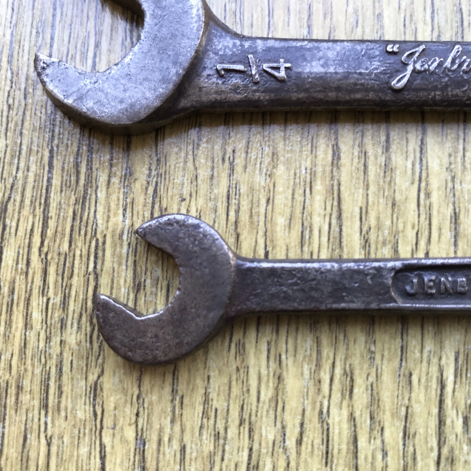 5 Vintage Jenbro Whitworth Spanner’s 7/16” to 1/8” Whitworth.