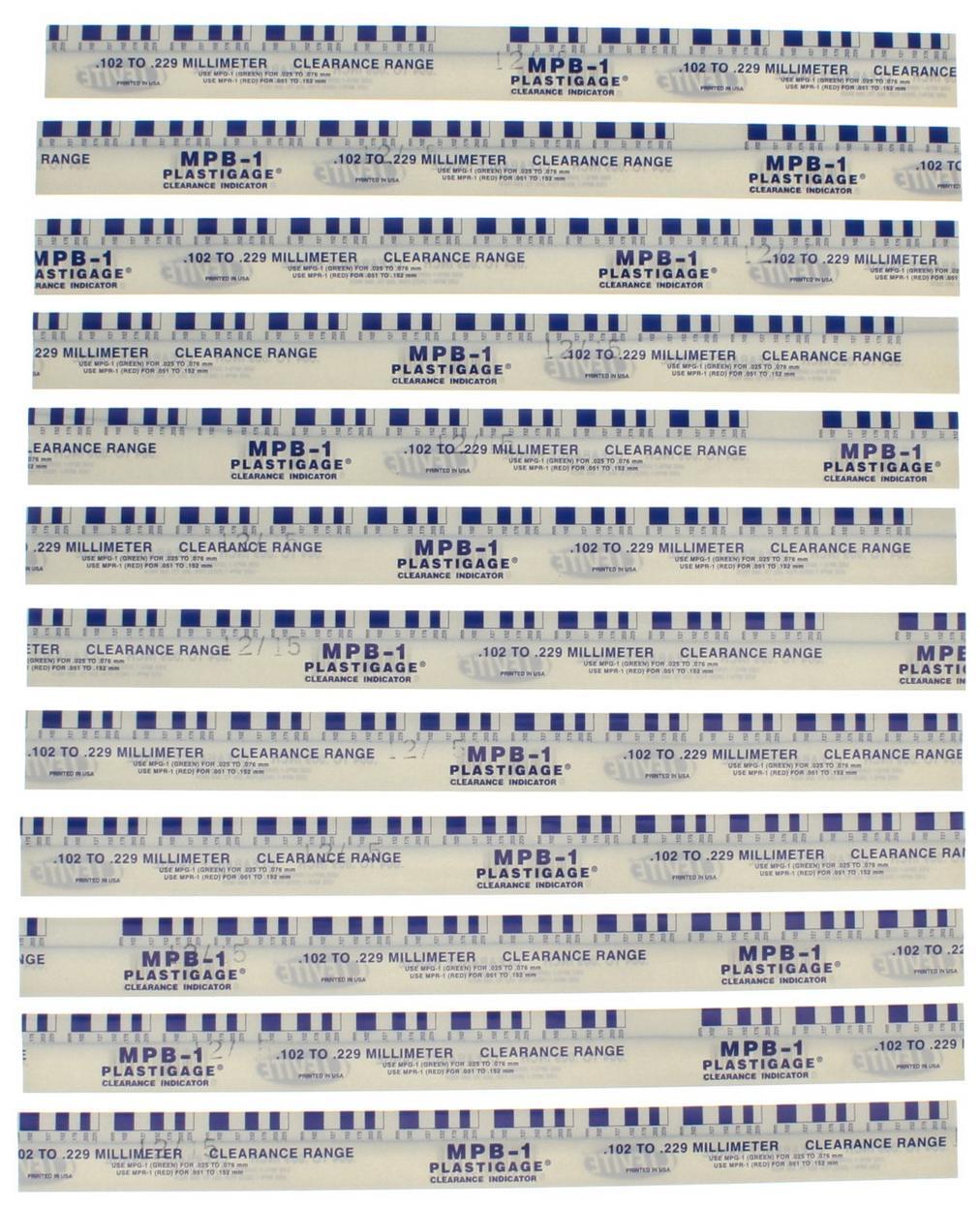 Clevite Bearing Clearance Gauge – BLUE PLASTIGAGE .004-.009