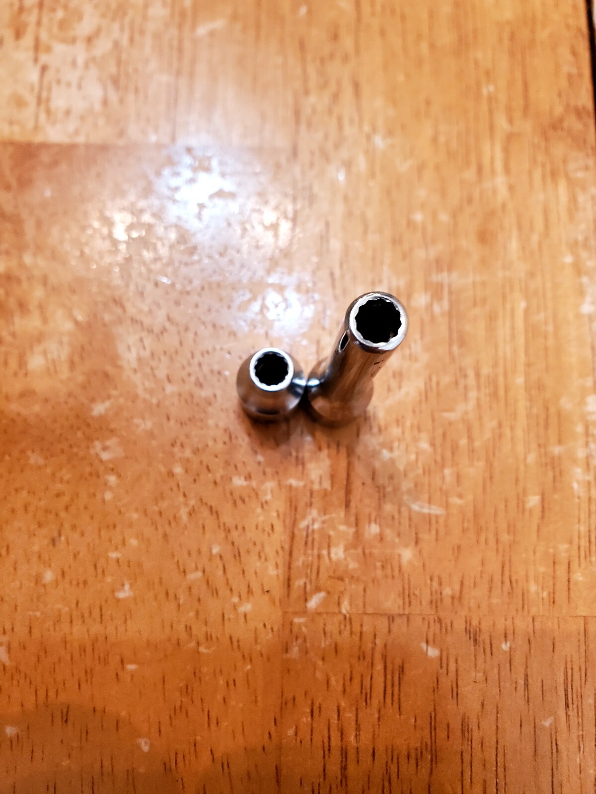 Snap On 1/4 Drive 3/16 12PT Shallow Deep Sockets Lot Of 2