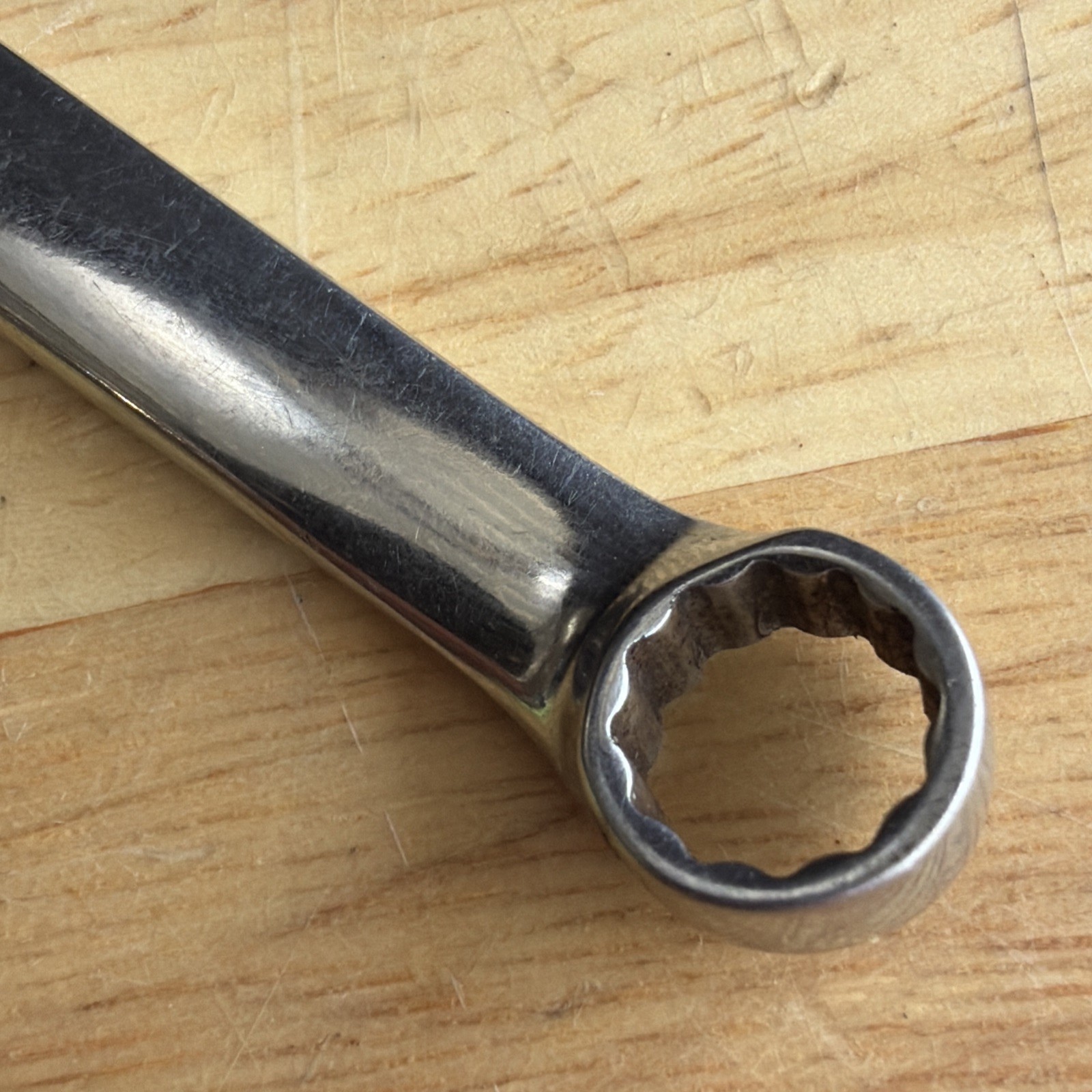Snap On Tools 8mm Short Length Combination Wrench 12 Point OEXM8 Vtg USA