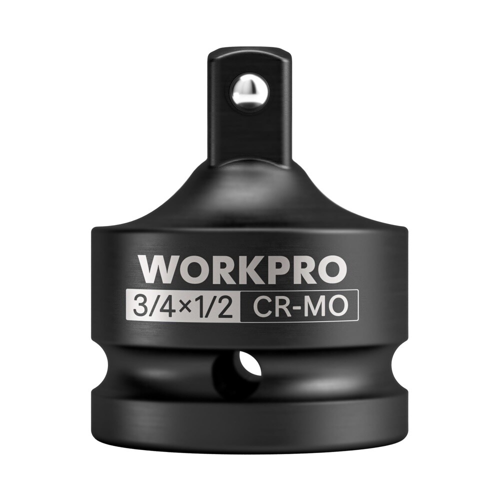 WORKPRO 3/4″ F to 1/2″ M Impact Socket Adapter Cr-Mo Steel Socket Adapter Set US