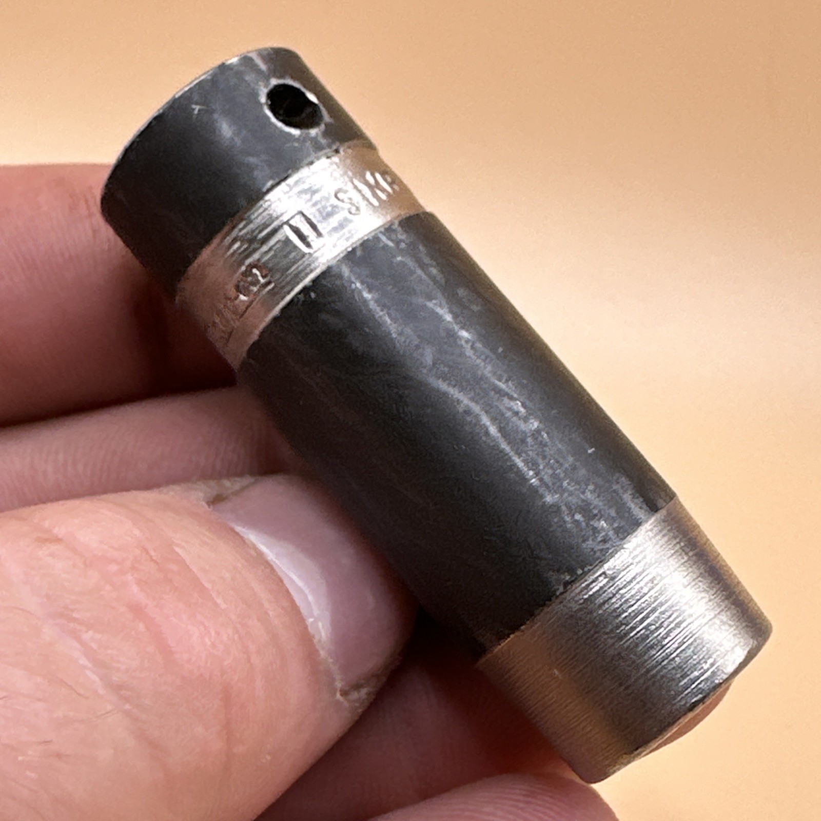 Vintage Snap On 11mm 6 Point Deep Impact Socket 3/8” Drive SIMFM11