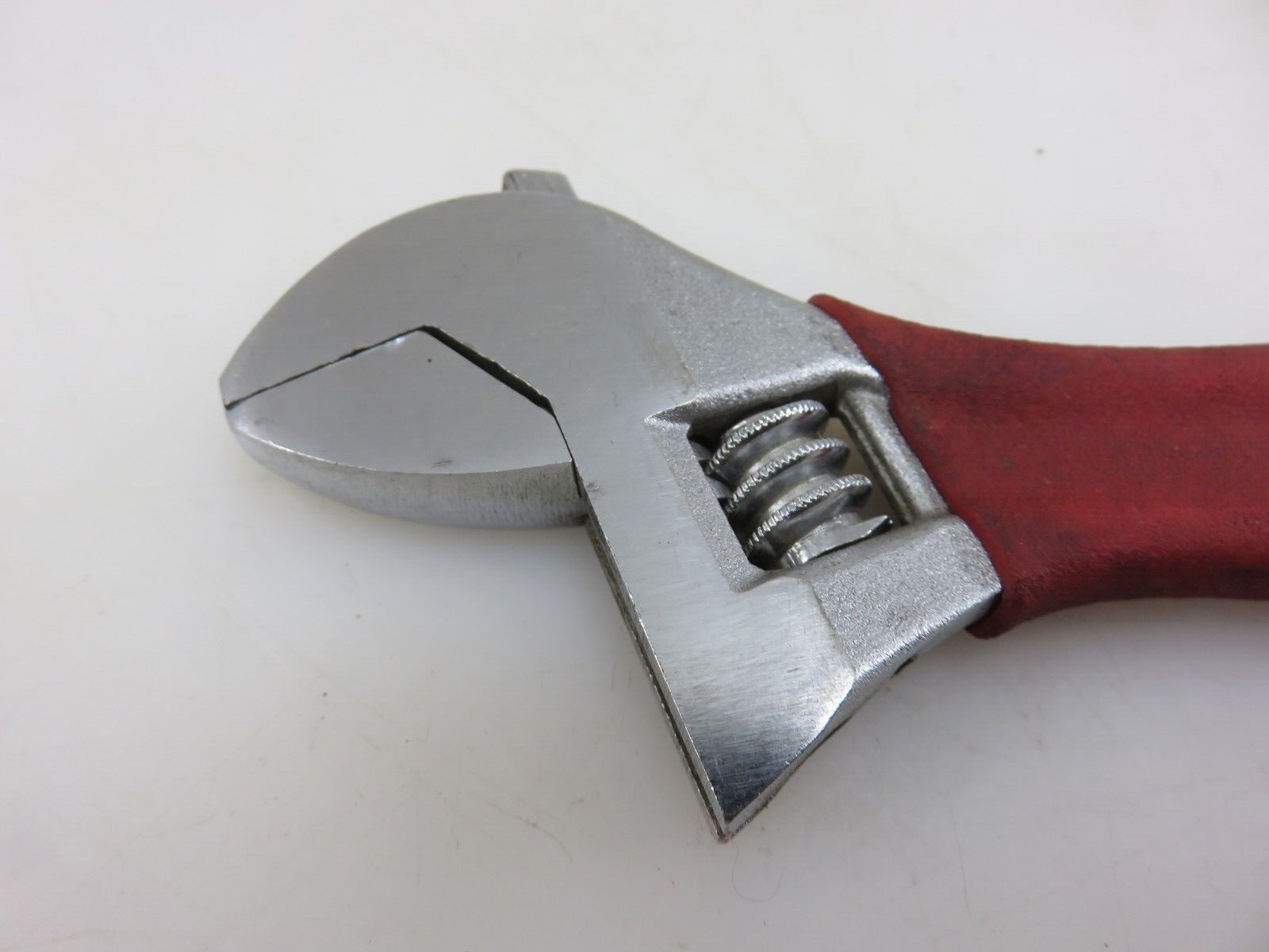 Crescent 8″ Adjustable Wrench Steel Chrome Red Cushion Grip Made In USA