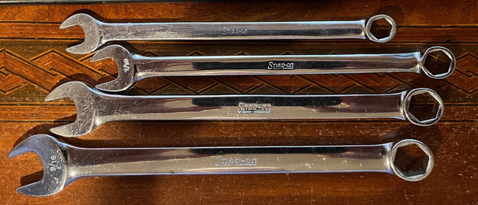 Vintage Snap-on OSH707 6 Point Combination Wrench Set 7-Piece 3/8″-3/4″