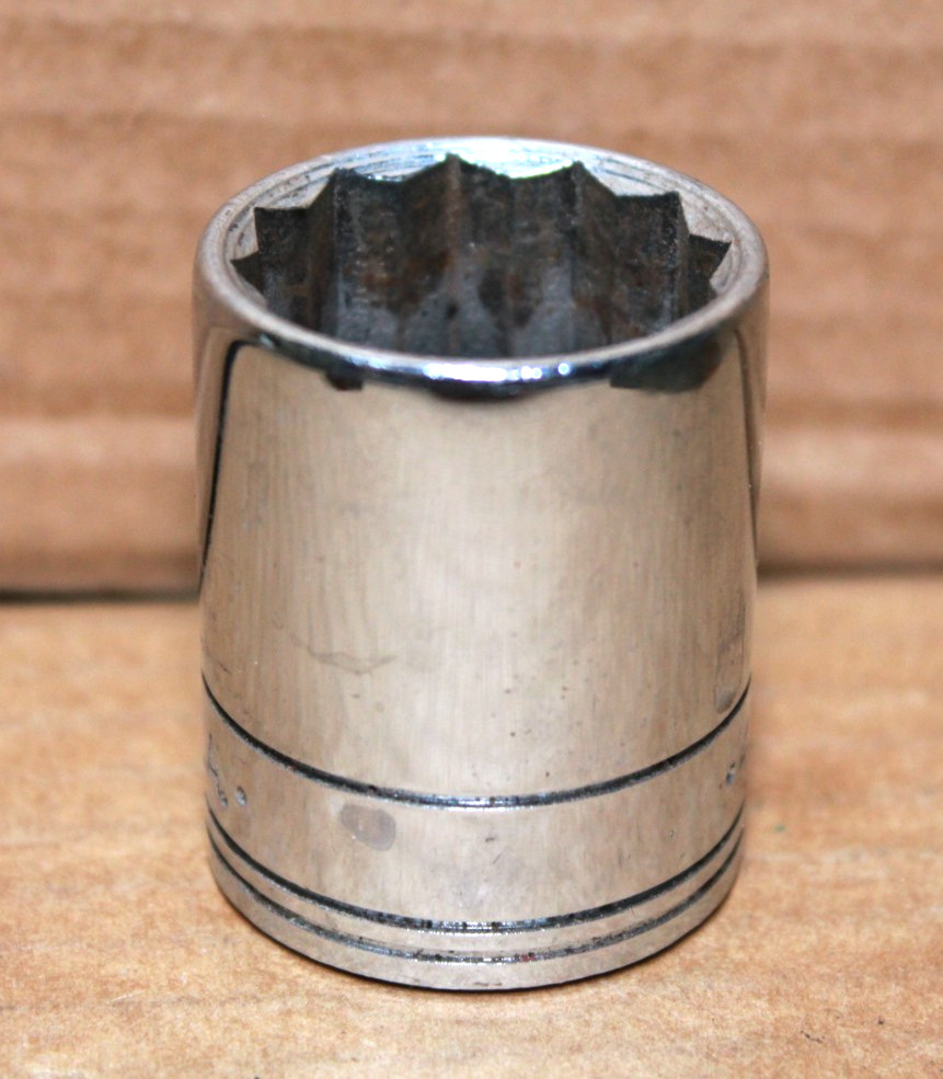SK 40325 1/2” Drive 25mm 12 Point Chrome Socket MADE IN USA