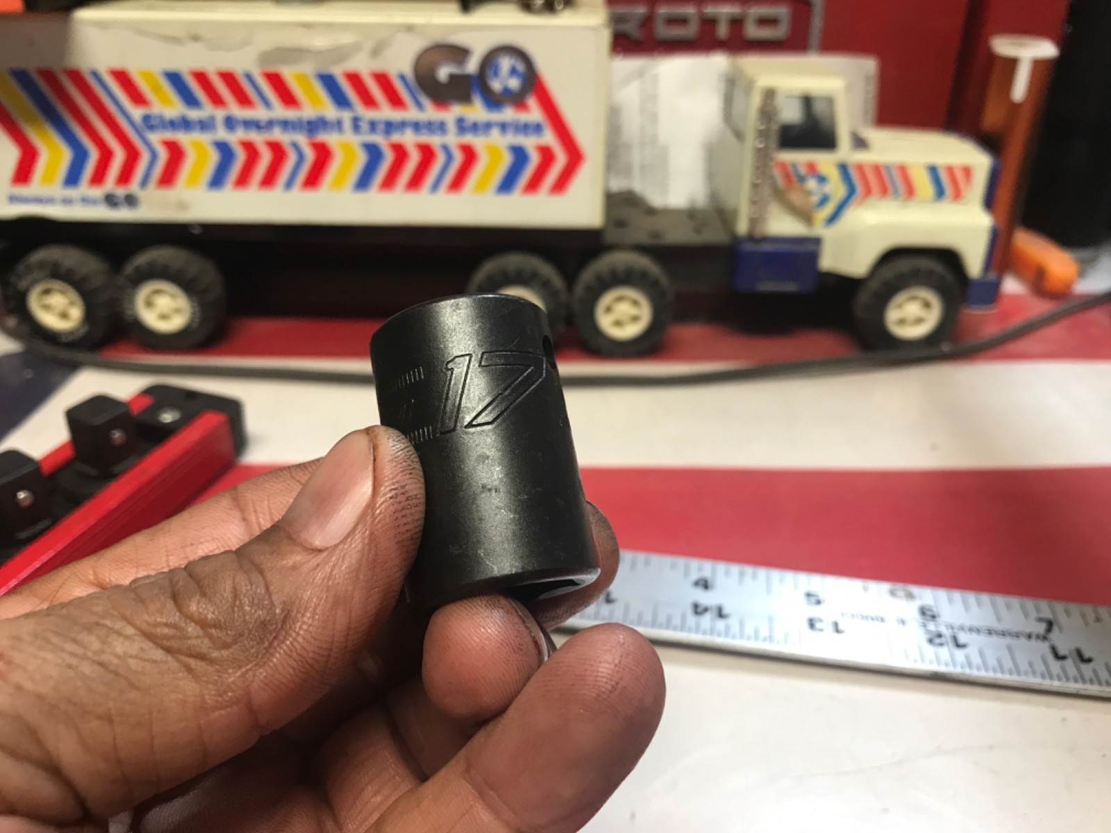 Snap on socket impact 17mm 1/2” drive 6 points IMM170A 1C1C