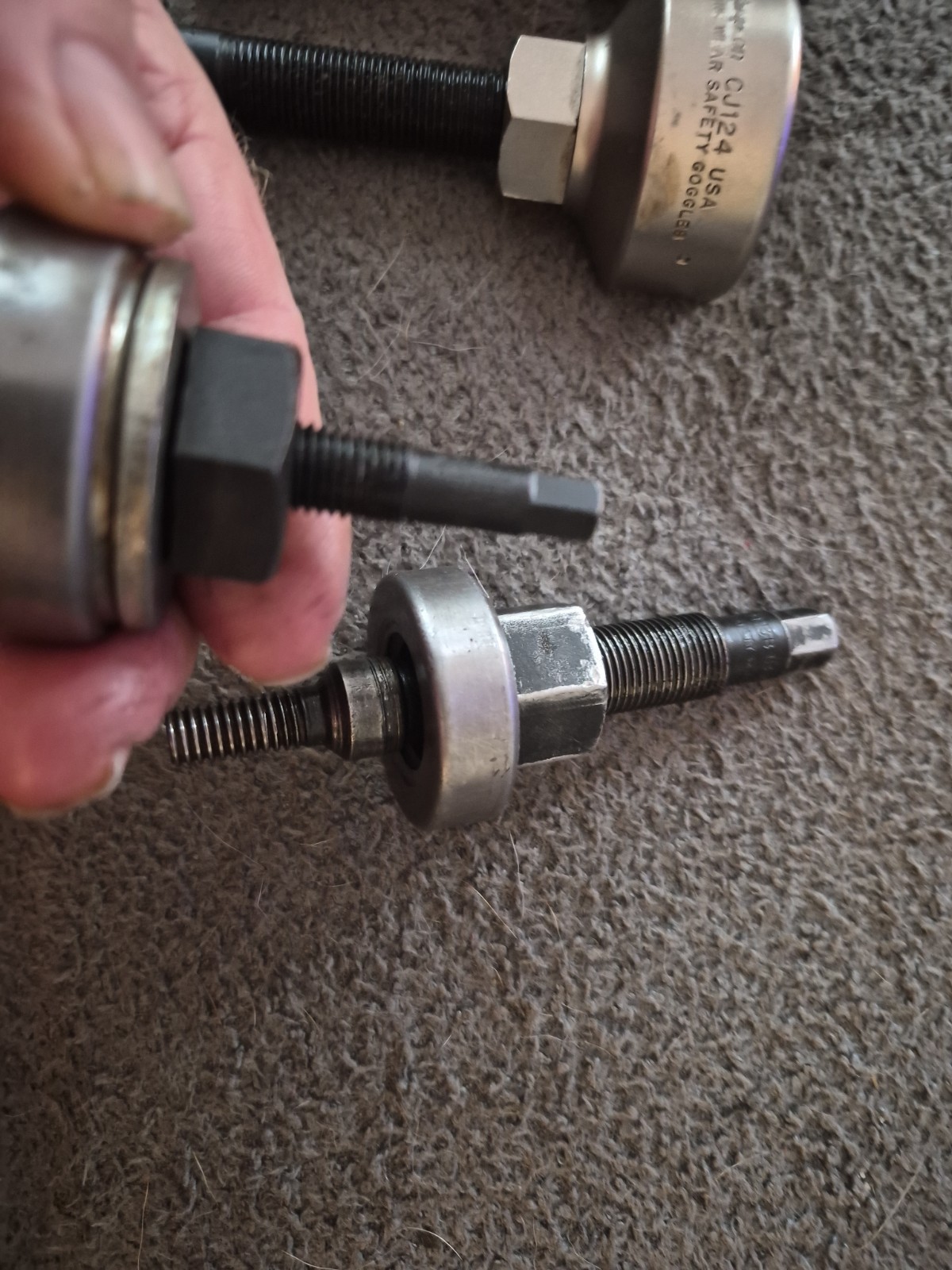 Snap On Power Steering Puller/installer Set CJ124–CJ117C-CJ138-1–CJ113B