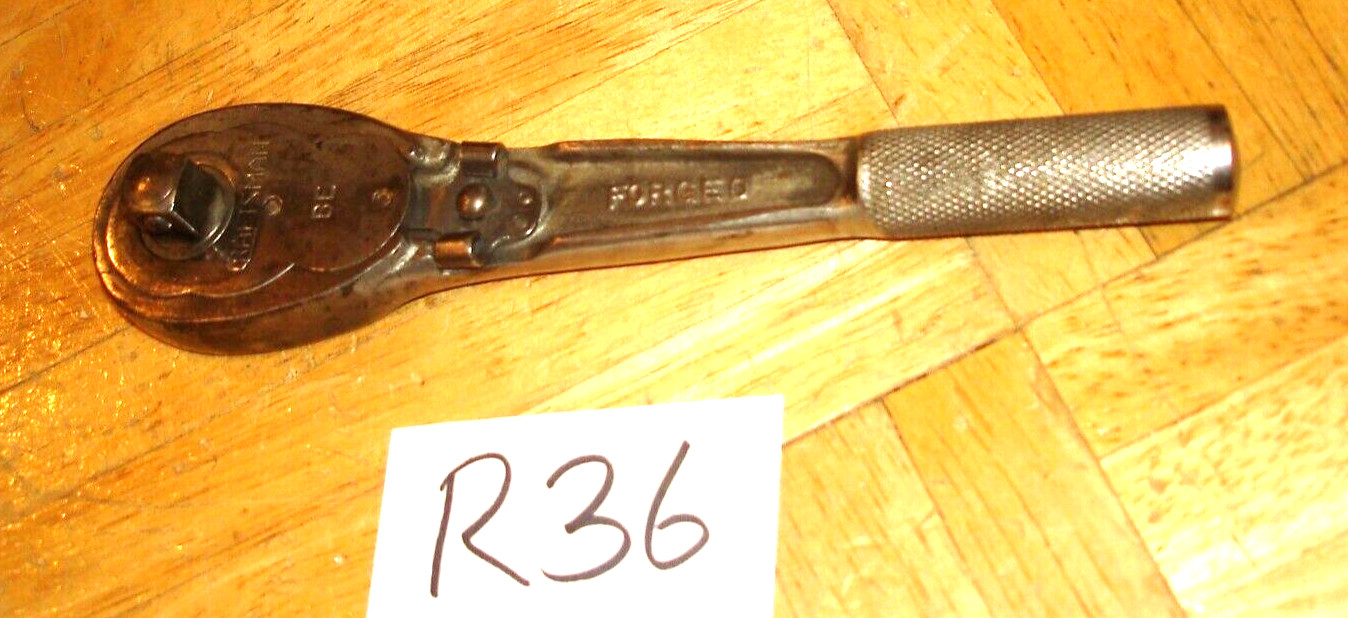 CRAFTSMAN TOOLS VINTAGE 3/8 DRIVE RATCHET VERY RARE BE