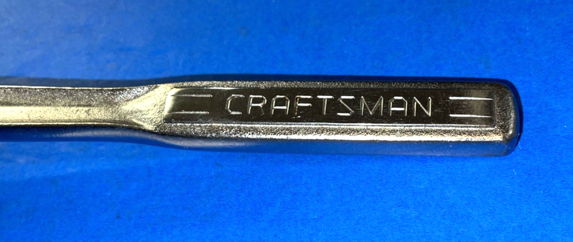 CRAFTSMAN TOOLS VINTAGE 1/2 DRIVE THUMB WHEEL SINGLE -V- RATCHET RARE