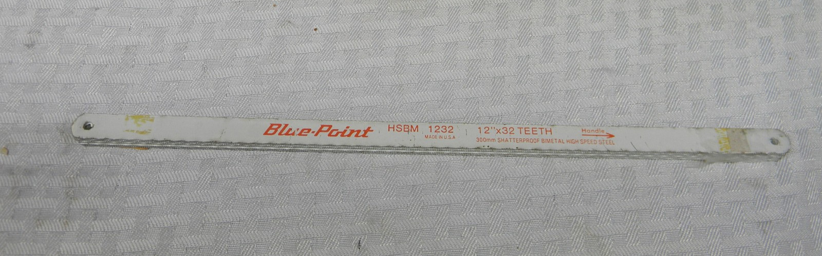 BLUE-POINT 9PC BIMETAL HIGH SPEED STEEL 12″ X 32 TEETH SAW BLADES #HSBM 1232 NOS