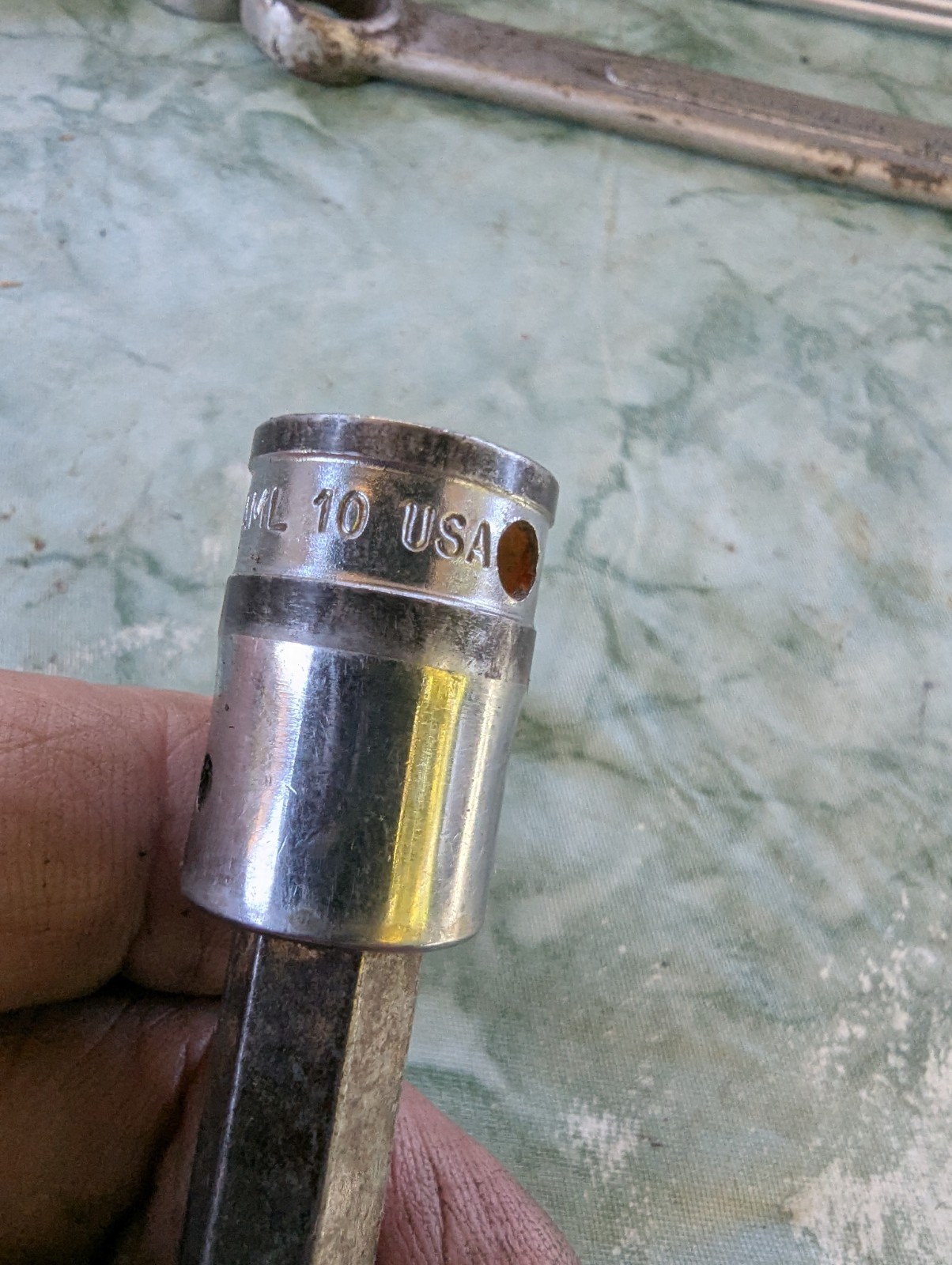 Snap‑On FAML10 10mm Extra‑Long Hex Bit 3/8″ Drive USA FAML 10