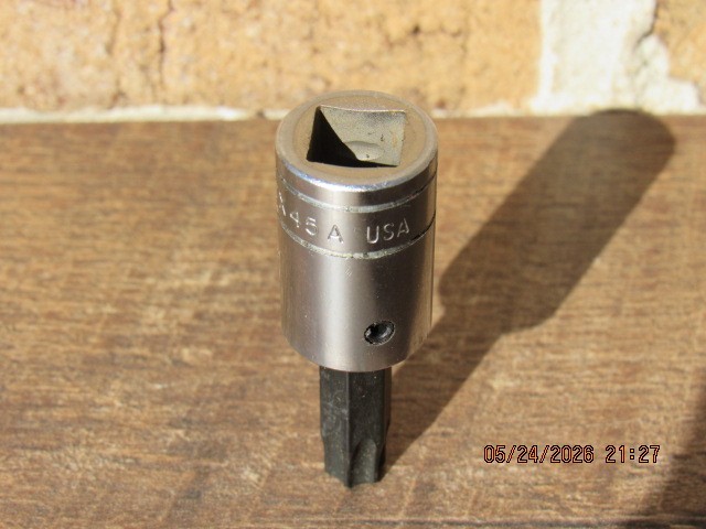 SNAP ON 3/8″ DRIVE FTX45A T45 T-45 TORX BIT DRIVER REMOVER SOCKET UNDERLINE T 45