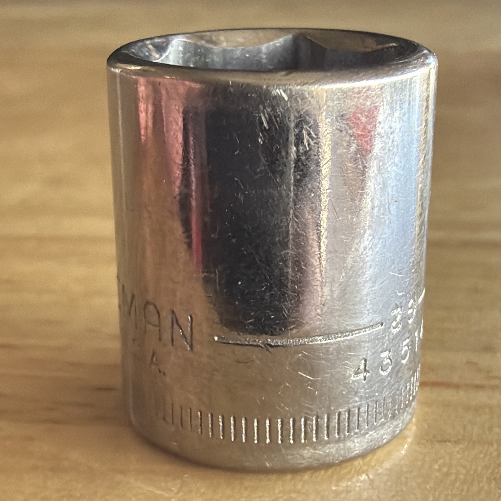 Craftsman 13mm Shallow Socket 1/4″ Drive 6 Point Inverted G2 Series 43514 USA