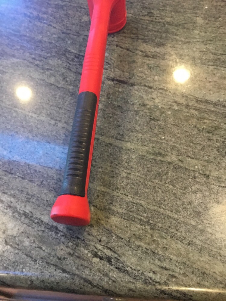 Snap-On hbfe48 dead blow 48-ounce soft grip hammer red